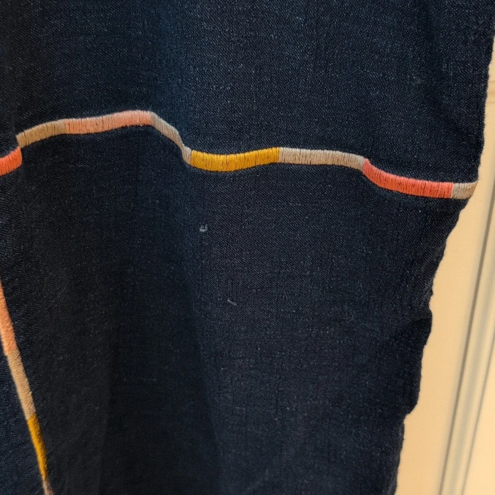 Madewell Navy V-Neck Tunic Dress